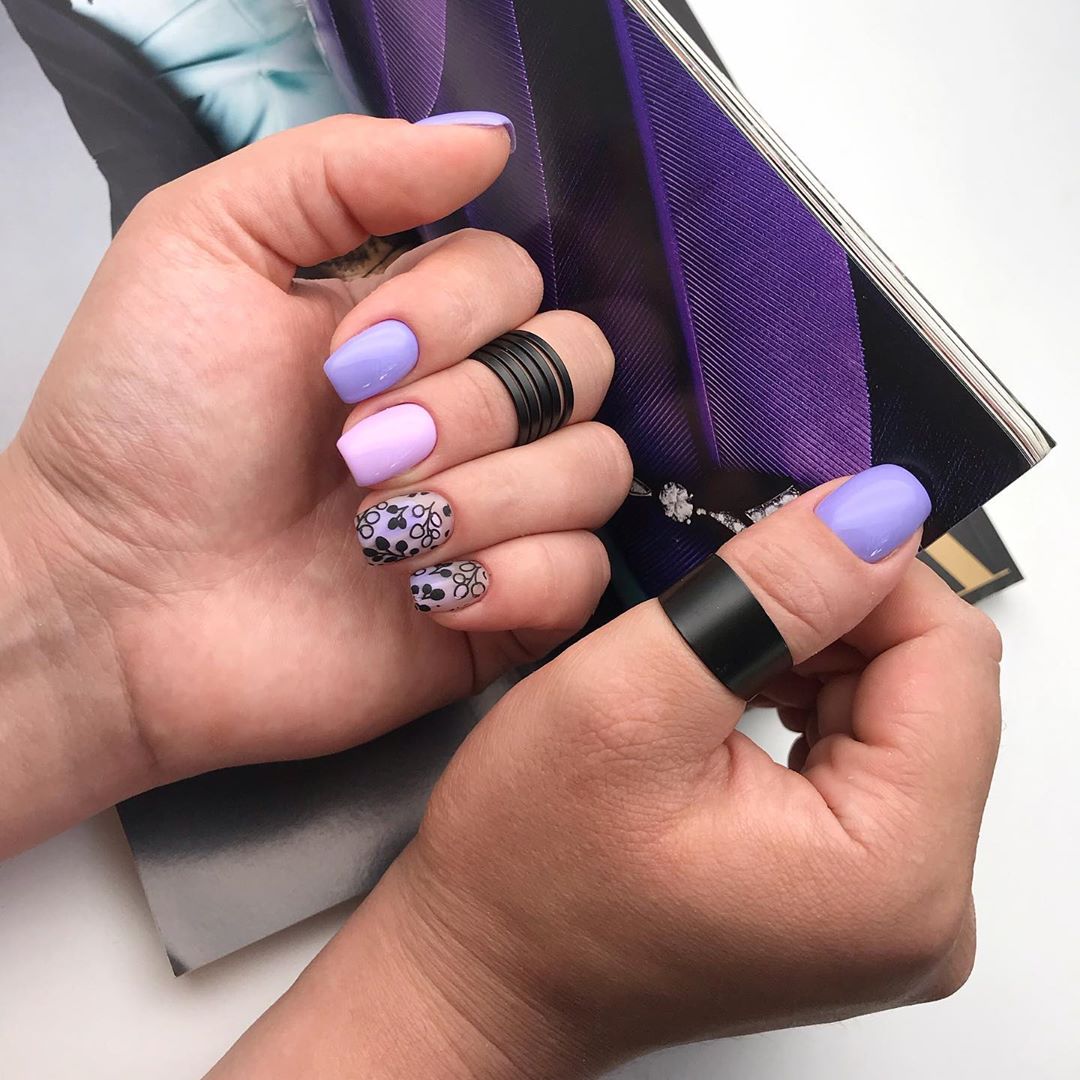 Стильный стемпинг маникюр 2026 – новые идеи дизайна