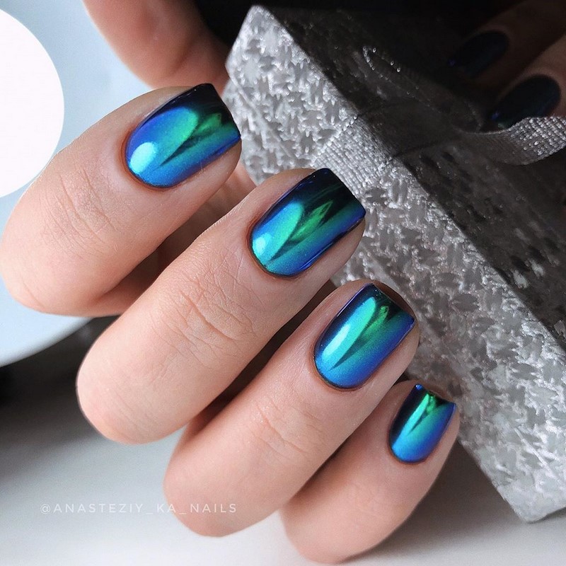 Модный маникюр с втиркой 2026: виды и тренды дизайна