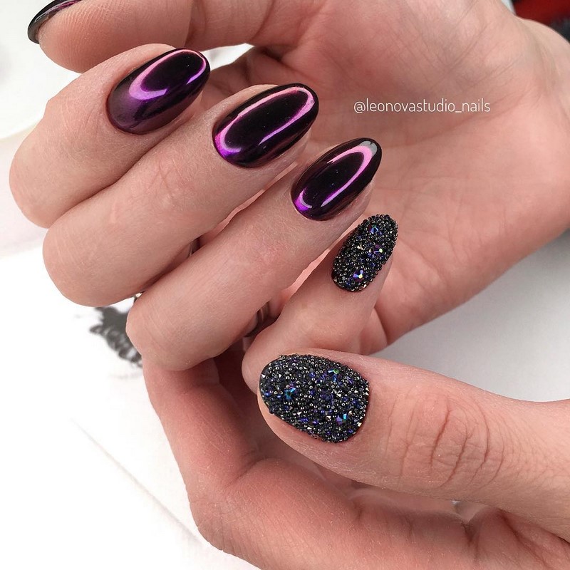 Модный маникюр с втиркой 2026: виды и тренды дизайна