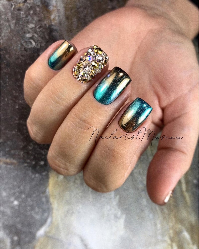 Модный маникюр с втиркой 2026: виды и тренды дизайна