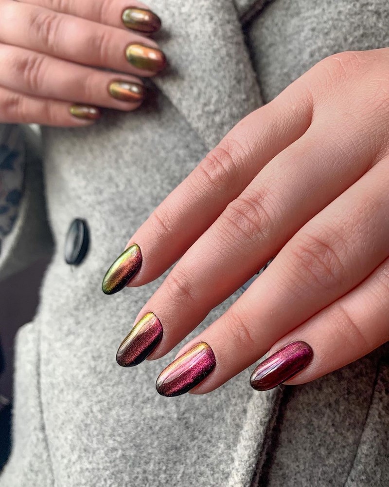 Модный маникюр с втиркой 2026: виды и тренды дизайна