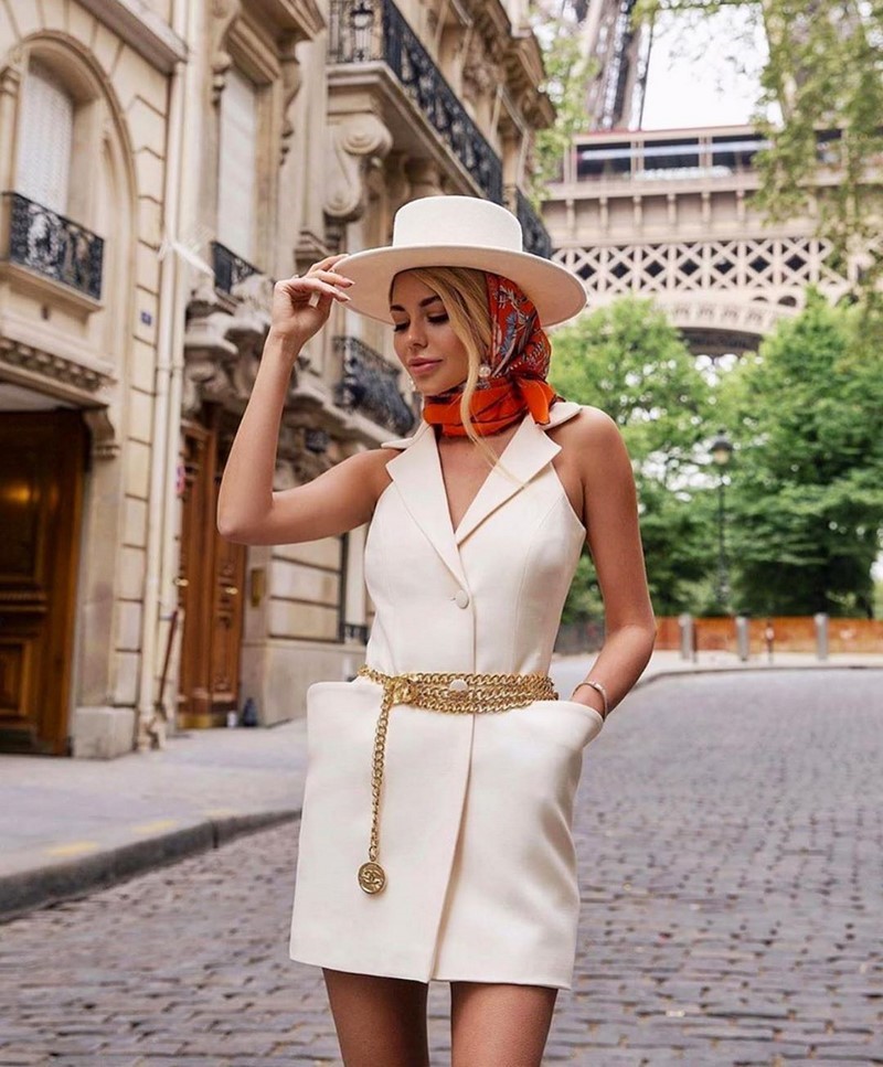 Платье-пиджак 2026: трендовые новинки в стильных образах на фото