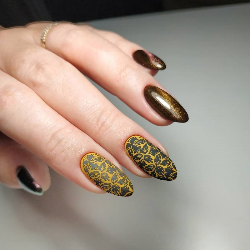 Модный маникюр кошачий глаз 2026: свежие идеи дизайна ногтей на фото