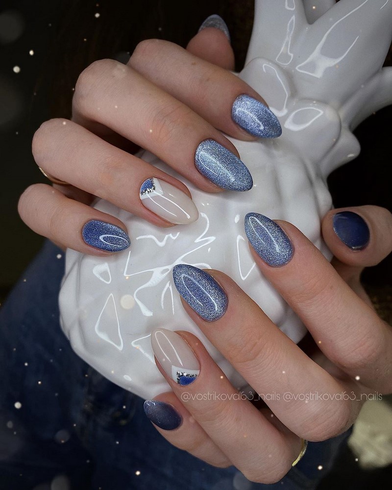 Модный маникюр кошачий глаз 2026: свежие идеи дизайна ногтей на фото