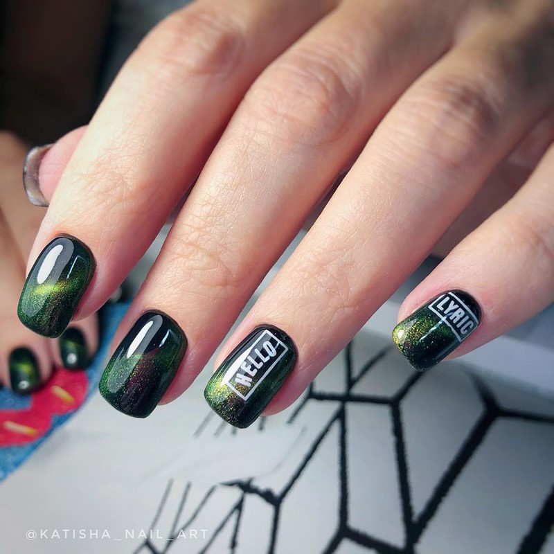 Модный маникюр кошачий глаз 2026: свежие идеи дизайна ногтей на фото