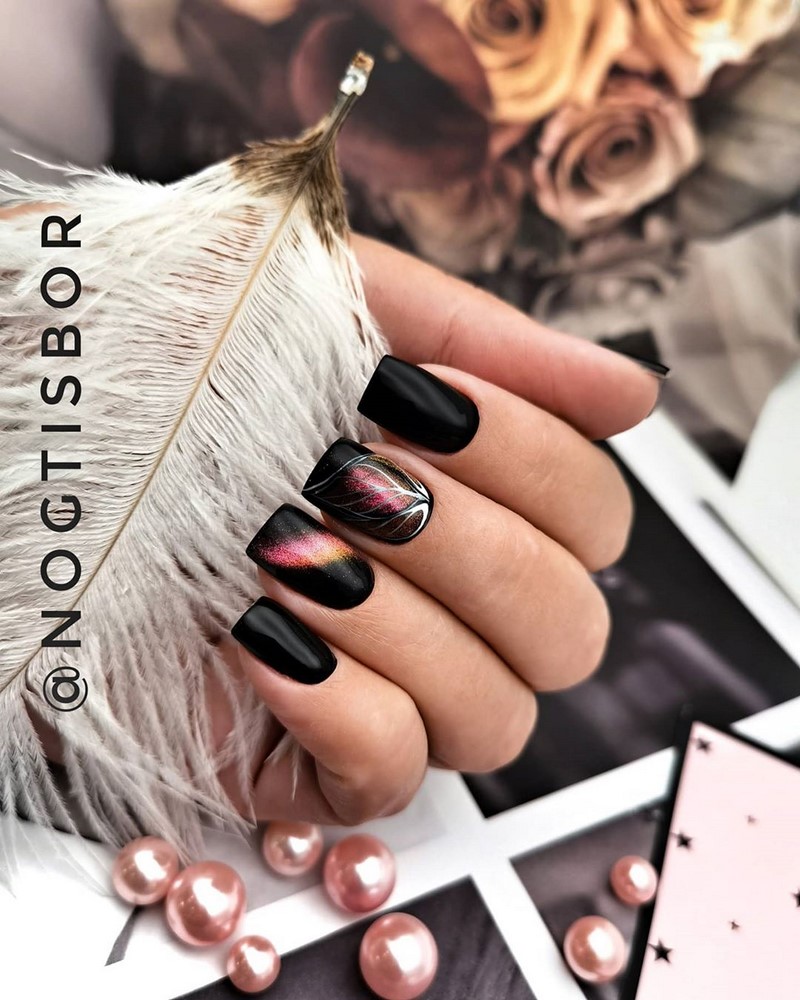 Модный маникюр кошачий глаз 2026: свежие идеи дизайна ногтей на фото