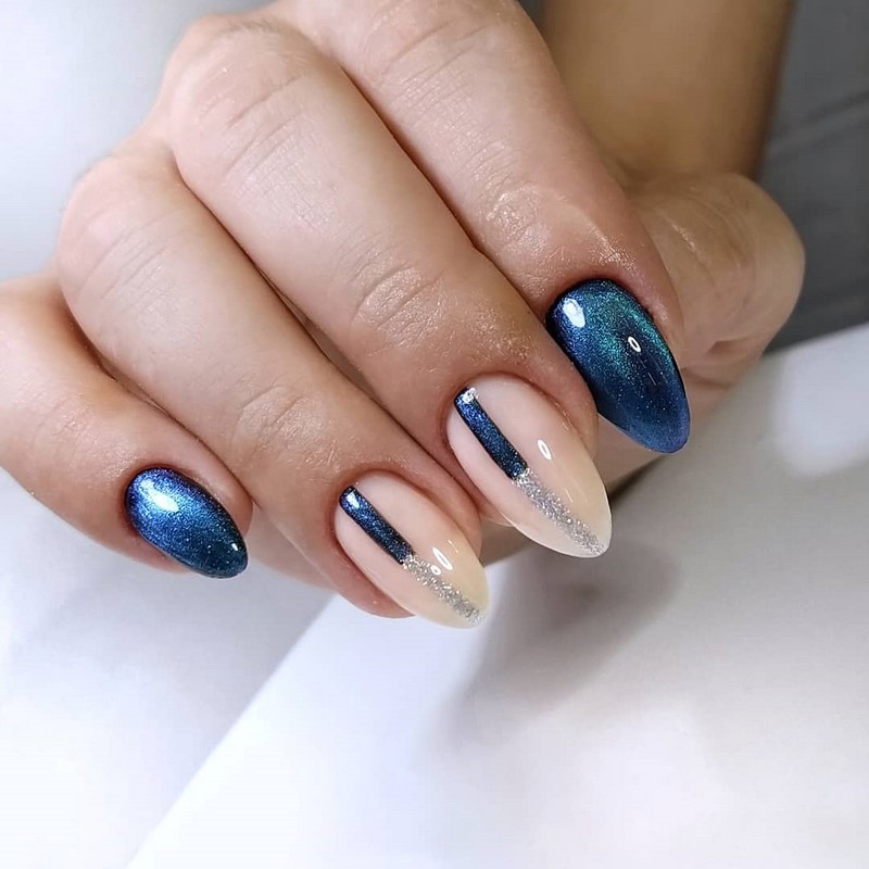 Модный маникюр кошачий глаз 2026: свежие идеи дизайна ногтей на фото