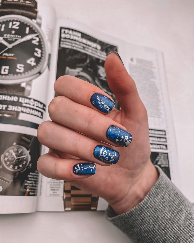 Модный маникюр кошачий глаз 2026: свежие идеи дизайна ногтей на фото