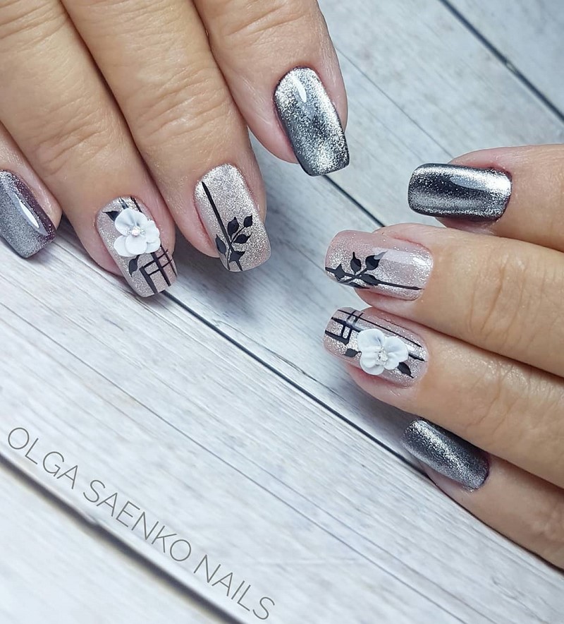 Модный маникюр кошачий глаз 2026: свежие идеи дизайна ногтей на фото