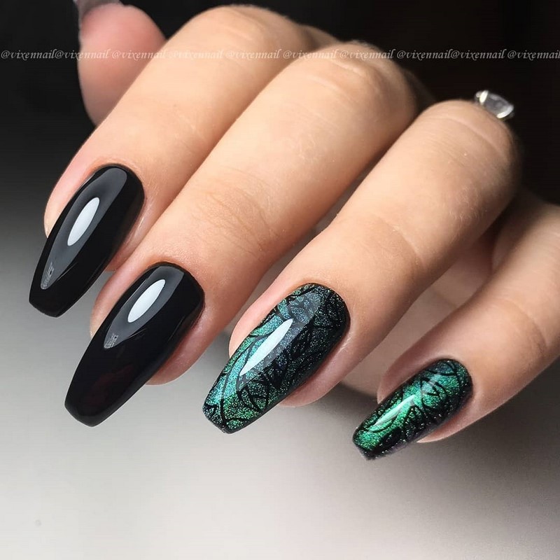 Модный маникюр кошачий глаз 2026: свежие идеи дизайна ногтей на фото