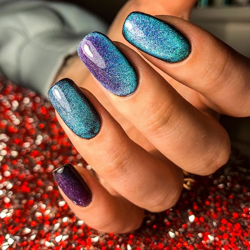 Модный маникюр кошачий глаз 2026: свежие идеи дизайна ногтей на фото