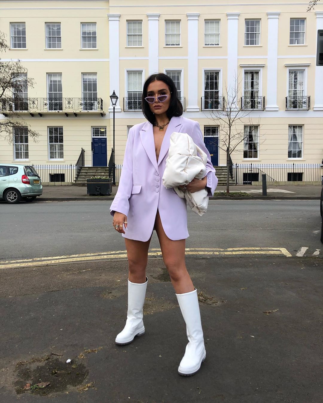 Платье-пиджак 2026: трендовые новинки в стильных образах на фото