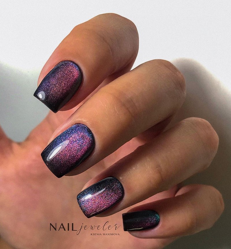 Модный маникюр кошачий глаз 2026: свежие идеи дизайна ногтей на фото