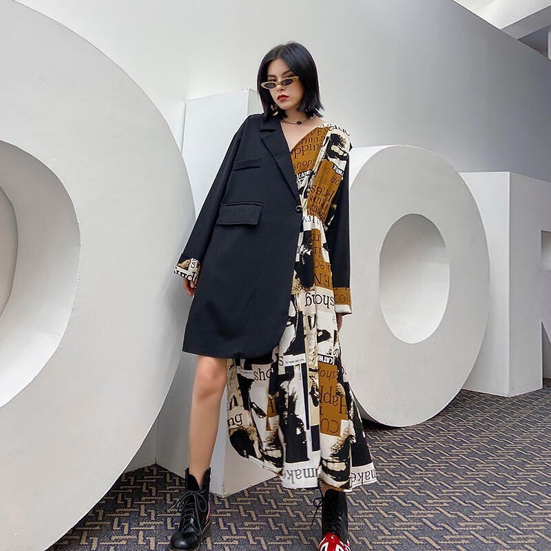 Платье-пиджак 2026: трендовые новинки в стильных образах на фото