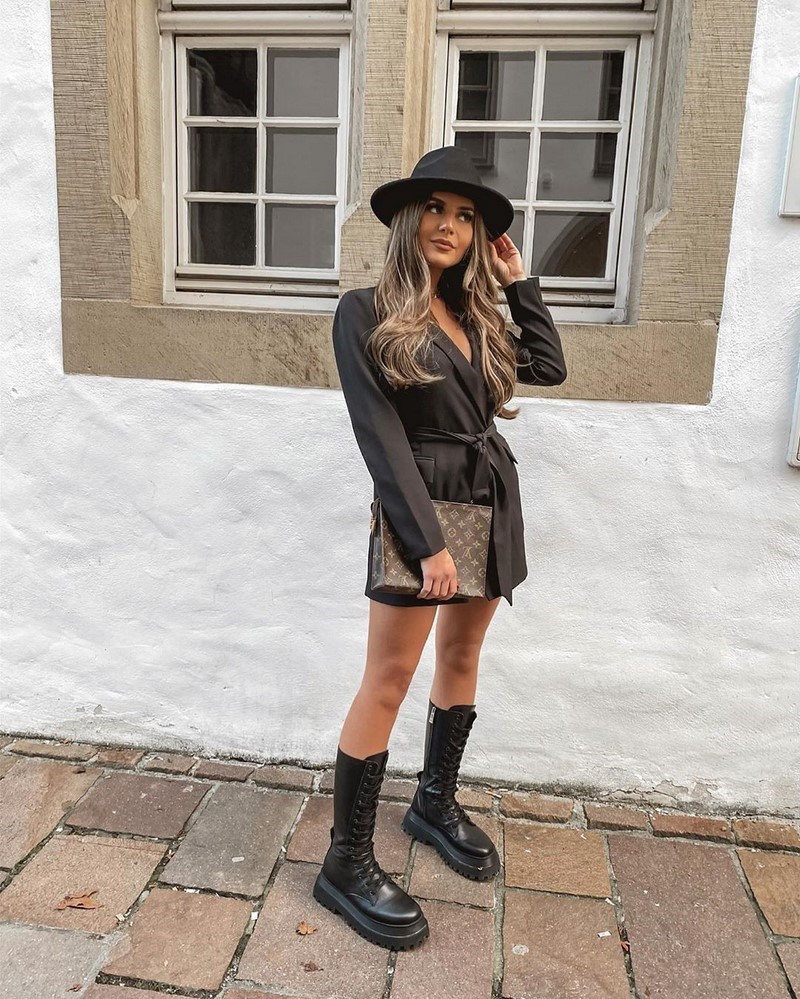 Платье-пиджак 2026: трендовые новинки в стильных образах на фото