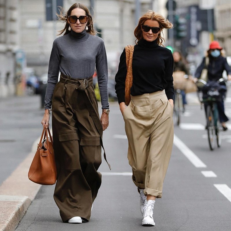 Широкие брюки 2026: топовые новинки в ослепительных образах на фото