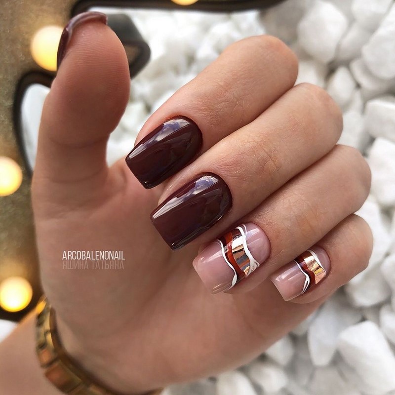 Красивый маникюр сезона осень-зима 2026-2027: фото, новинки, идеи маникюра