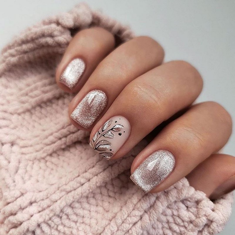 Маникюр зима 2026-2027: фото-новинки зимнего дизайна