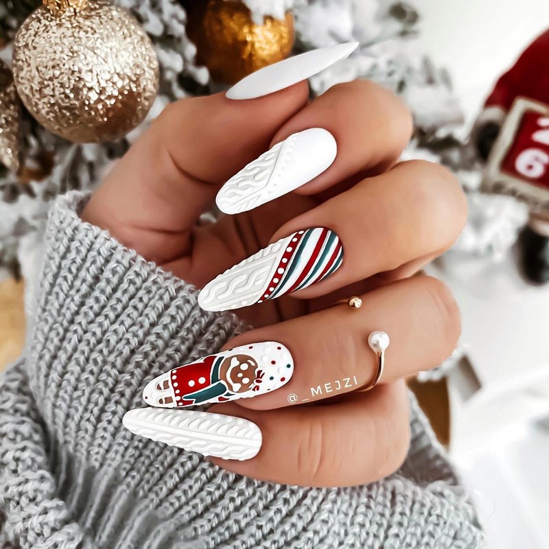 Маникюр зима 2026-2027: фото-новинки зимнего дизайна