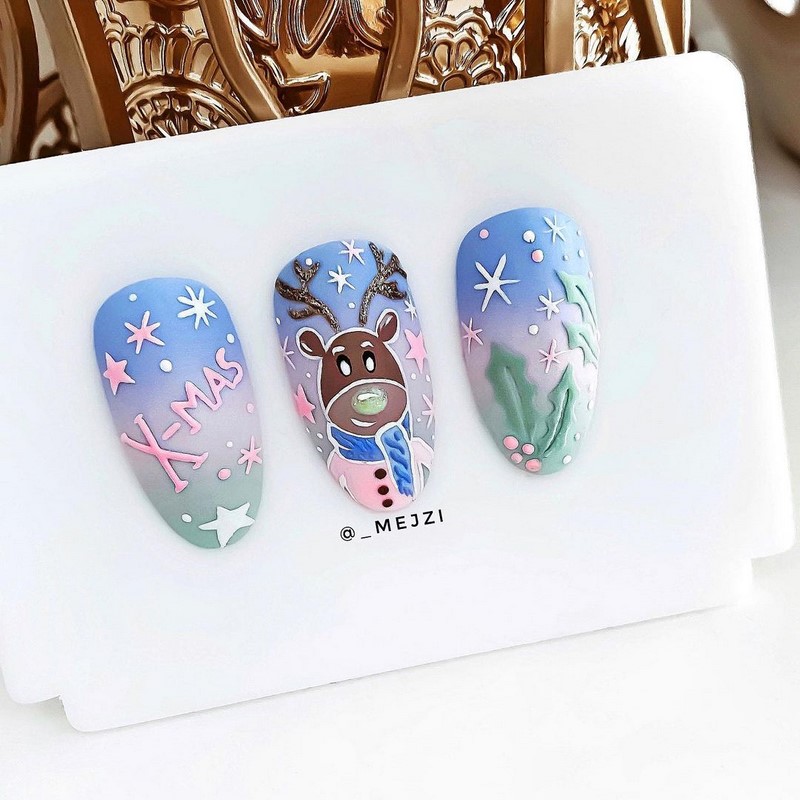 Маникюр зима 2026-2027: фото-новинки зимнего дизайна