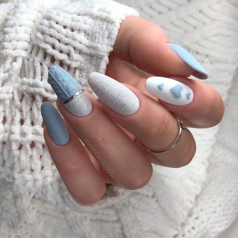 Маникюр зима 2026-2027: фото-новинки зимнего дизайна