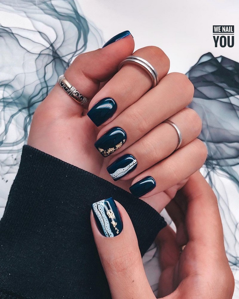 Маникюр зима 2026-2027: фото-новинки зимнего дизайна