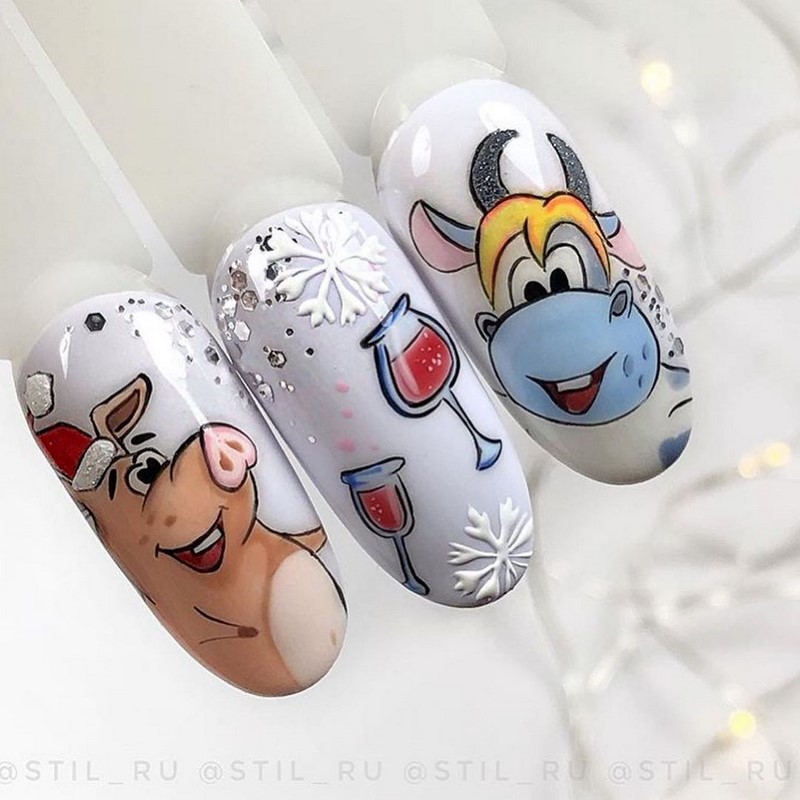 Маникюр зима 2026-2027: фото-новинки зимнего дизайна