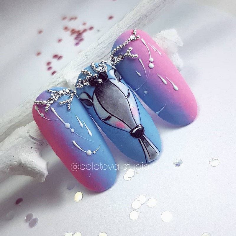 Маникюр зима 2026-2027: фото-новинки зимнего дизайна