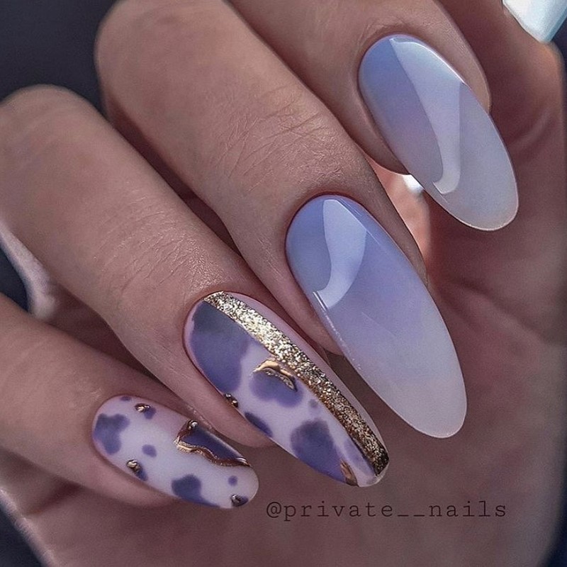 Маникюр зима 2026-2027: фото-новинки зимнего дизайна