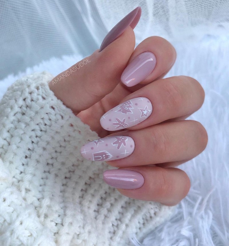 Маникюр зима 2026-2027: фото-новинки зимнего дизайна