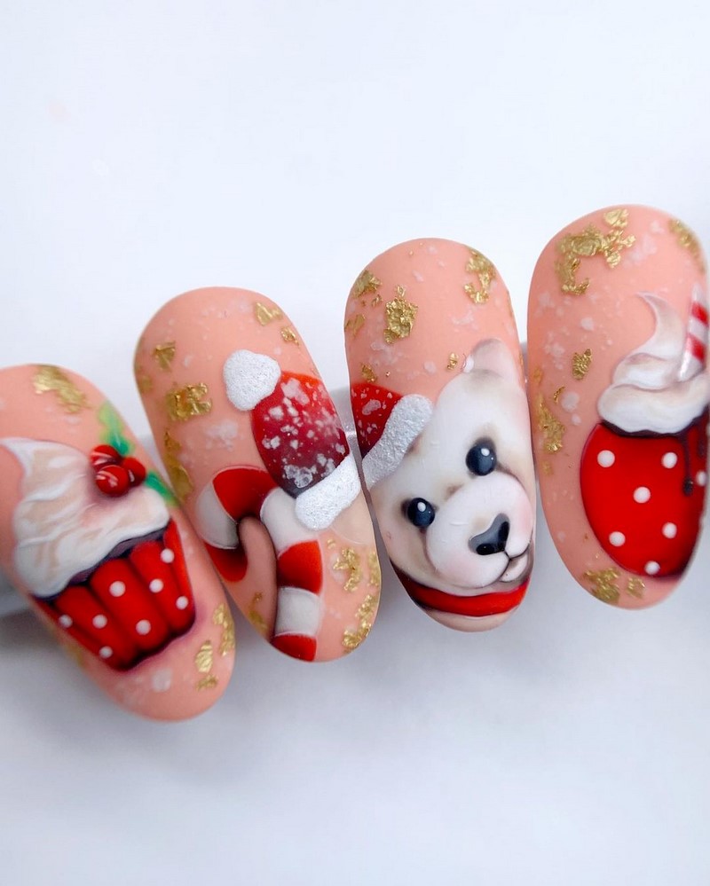 Маникюр зима 2026-2027: фото-новинки зимнего дизайна