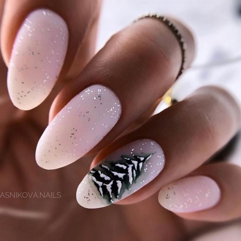 Маникюр зима 2026-2027: фото-новинки зимнего дизайна