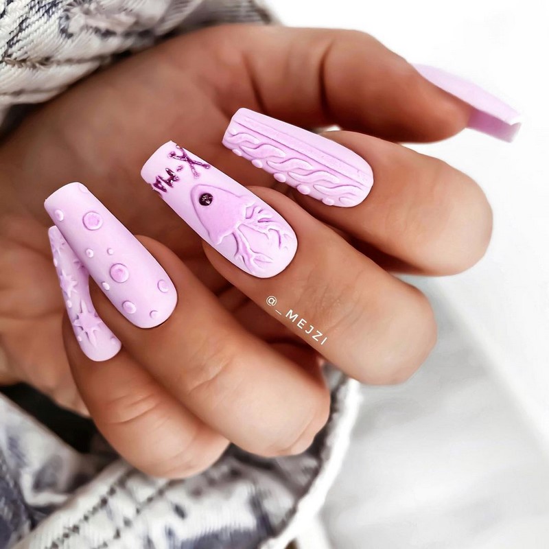 Маникюр зима 2026-2027: фото-новинки зимнего дизайна