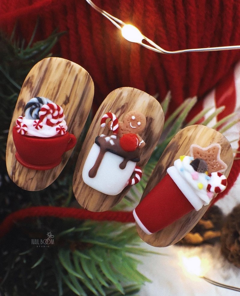 Маникюр зима 2026-2027: фото-новинки зимнего дизайна