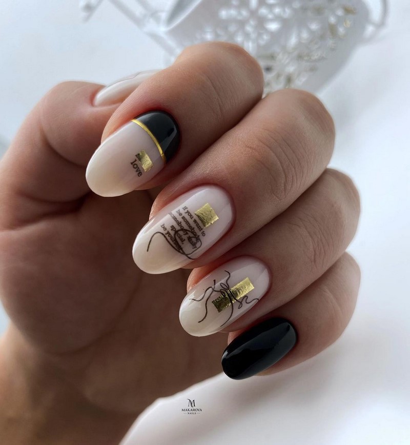 Блестящий маникюр с фольгой 2026 года: лучшие идеи дизайна ногтей с фольгой — фото