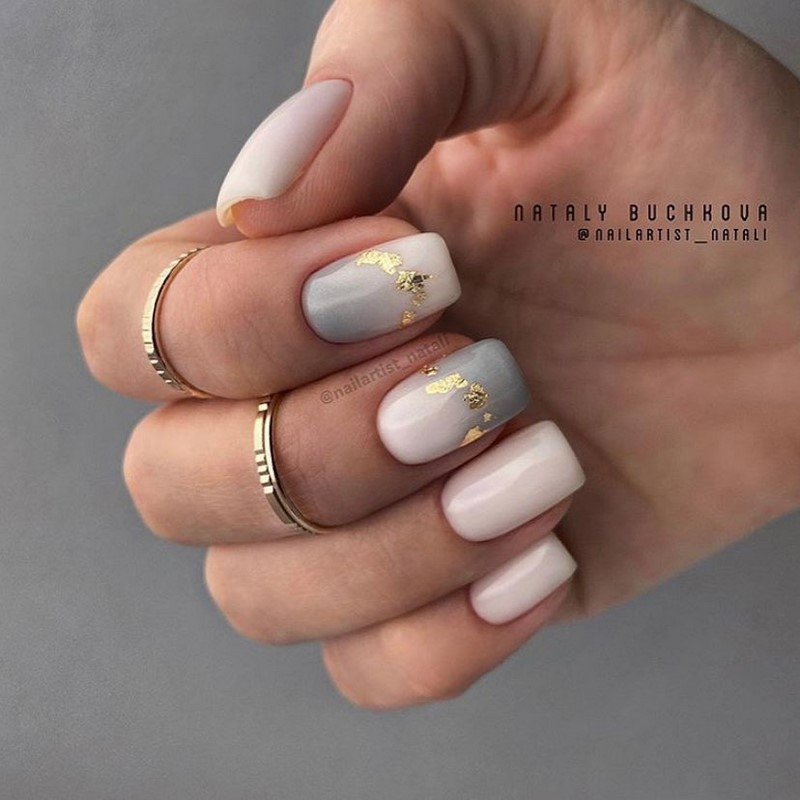 Блестящий маникюр с фольгой 2026 года: лучшие идеи дизайна ногтей с фольгой — фото