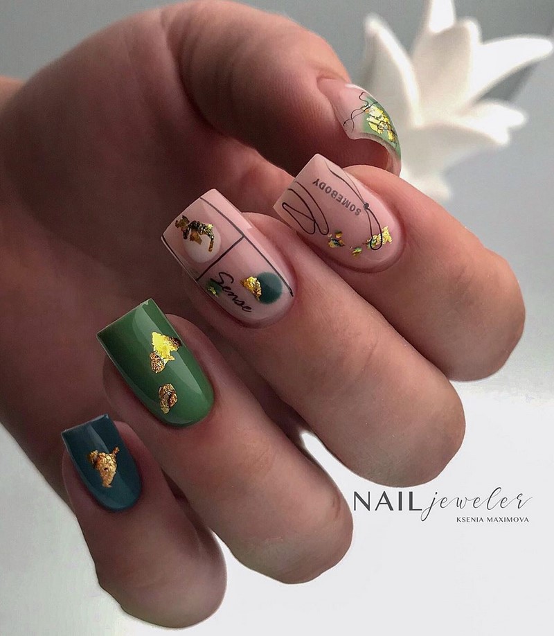 Блестящий маникюр с фольгой 2026 года: лучшие идеи дизайна ногтей с фольгой — фото