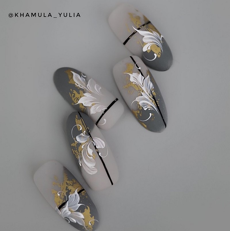 Блестящий маникюр с фольгой 2026 года: лучшие идеи дизайна ногтей с фольгой — фото