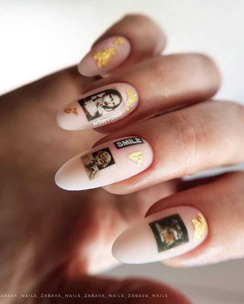 Блестящий маникюр с фольгой 2026 года: лучшие идеи дизайна ногтей с фольгой — фото