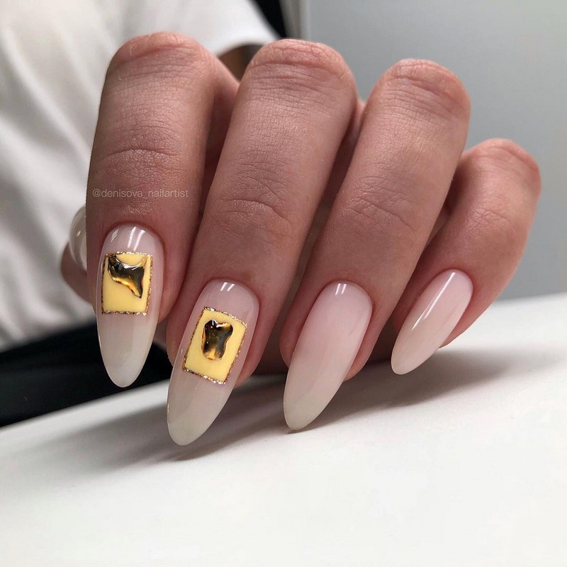 Блестящий маникюр с фольгой 2026 года: лучшие идеи дизайна ногтей с фольгой — фото