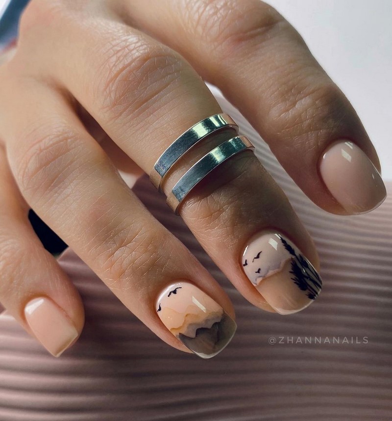 Стильный маникюр на короткие ногти 2026: лучшие идеи, новинки, тенденции — фото