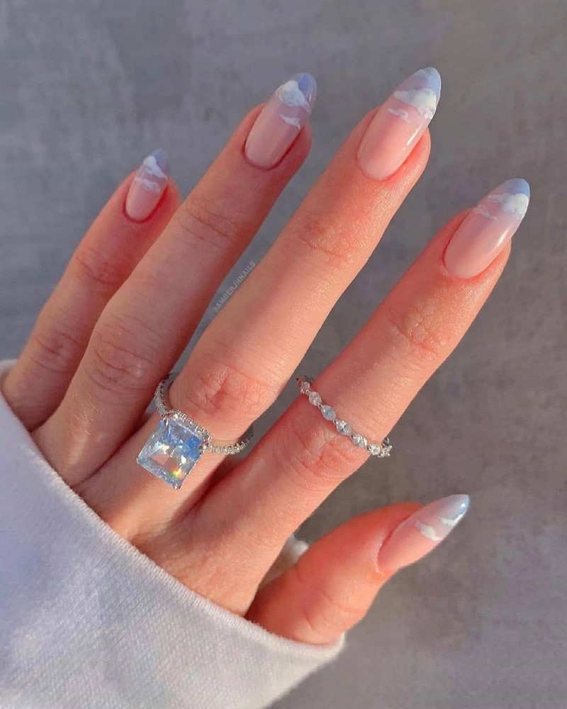 Модный летний френч 2026 – лучшие примеры цветного френча