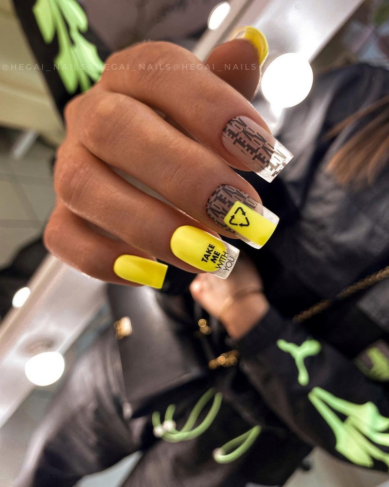 Модный летний френч 2026 – лучшие примеры цветного френча