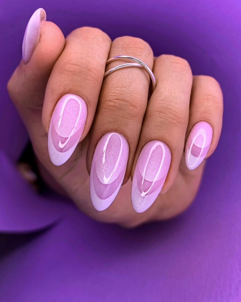 Модный летний френч 2026 – лучшие примеры цветного френча