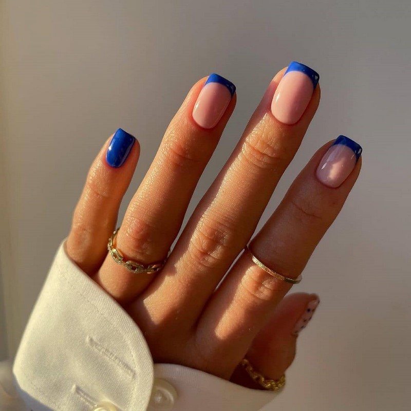 Модный летний френч 2026 – лучшие примеры цветного френча