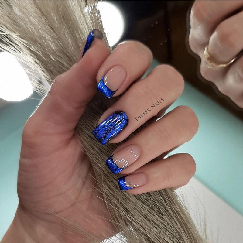 Модный летний френч 2026 – лучшие примеры цветного френча