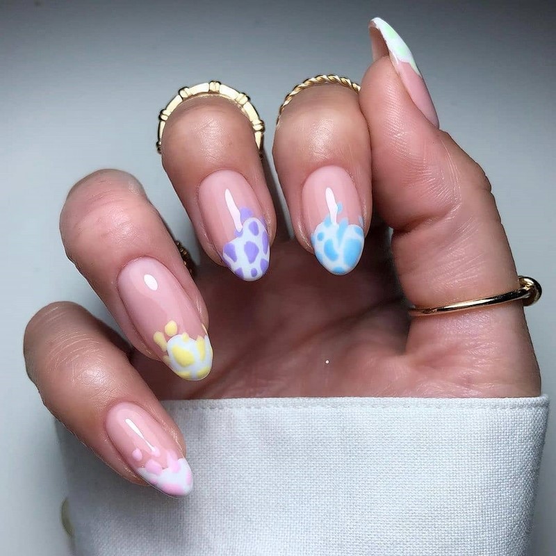 Модный летний френч 2026 – лучшие примеры цветного френча