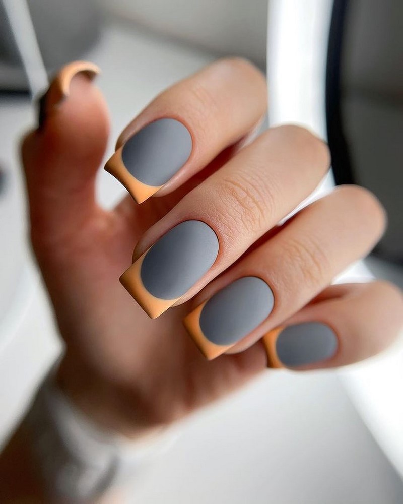 Модный летний френч 2026 – лучшие примеры цветного френча