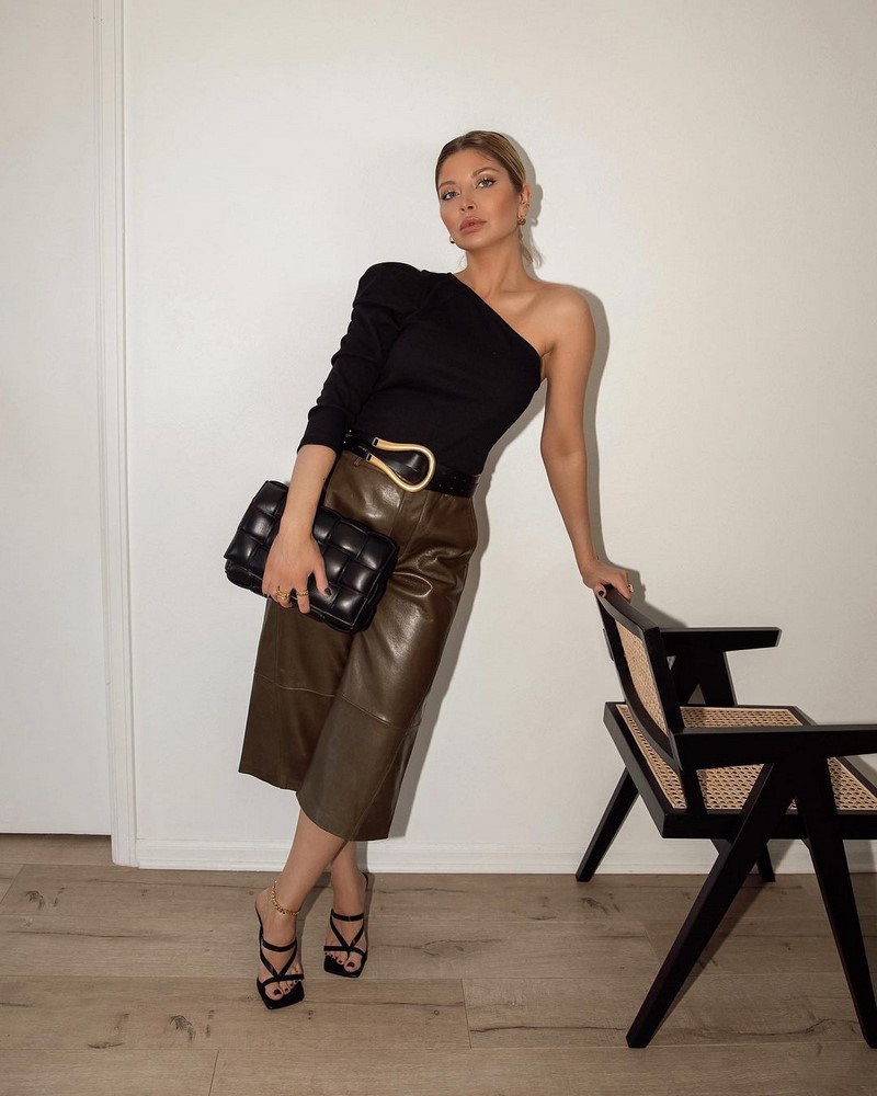 Мода на кожаные брюки 2026: актуальные фасоны в лучших сочетаниях