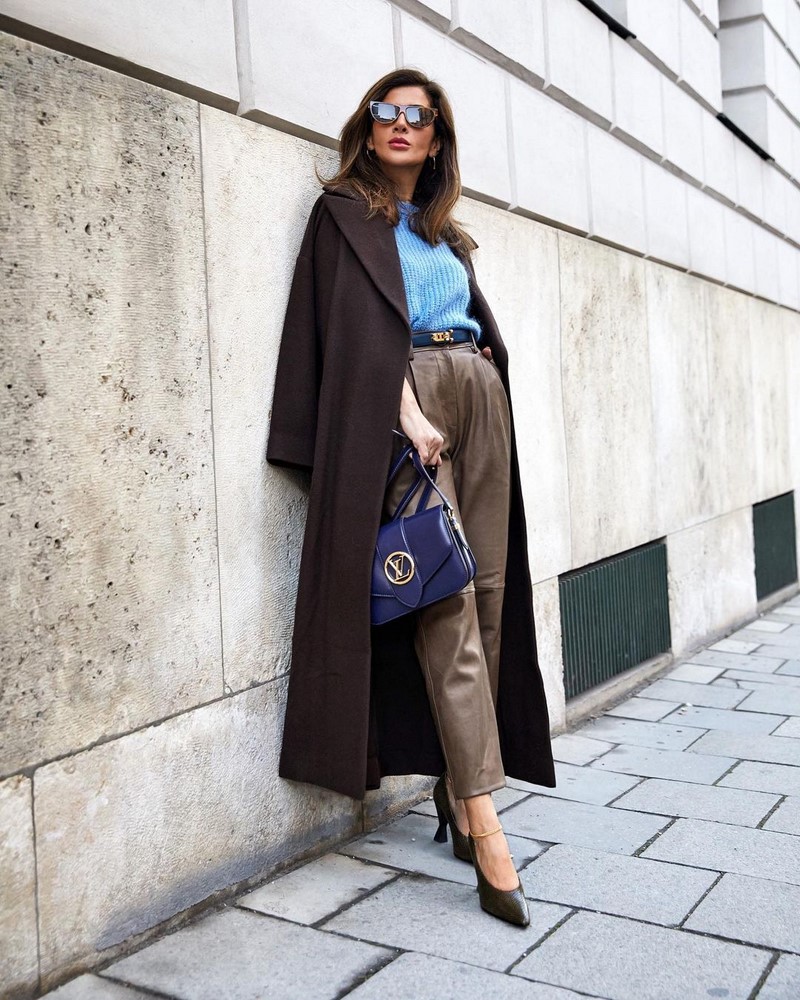 Мода на кожаные брюки 2026: актуальные фасоны в лучших сочетаниях